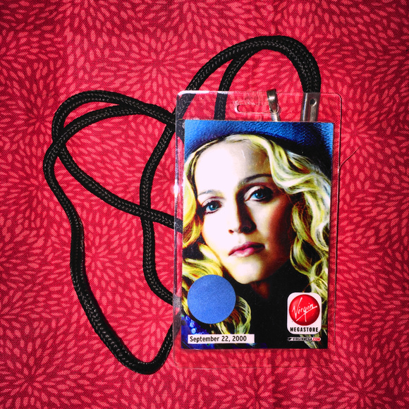 Madonna Other - Madonna Music Virgin Megastore Lanyard ♫